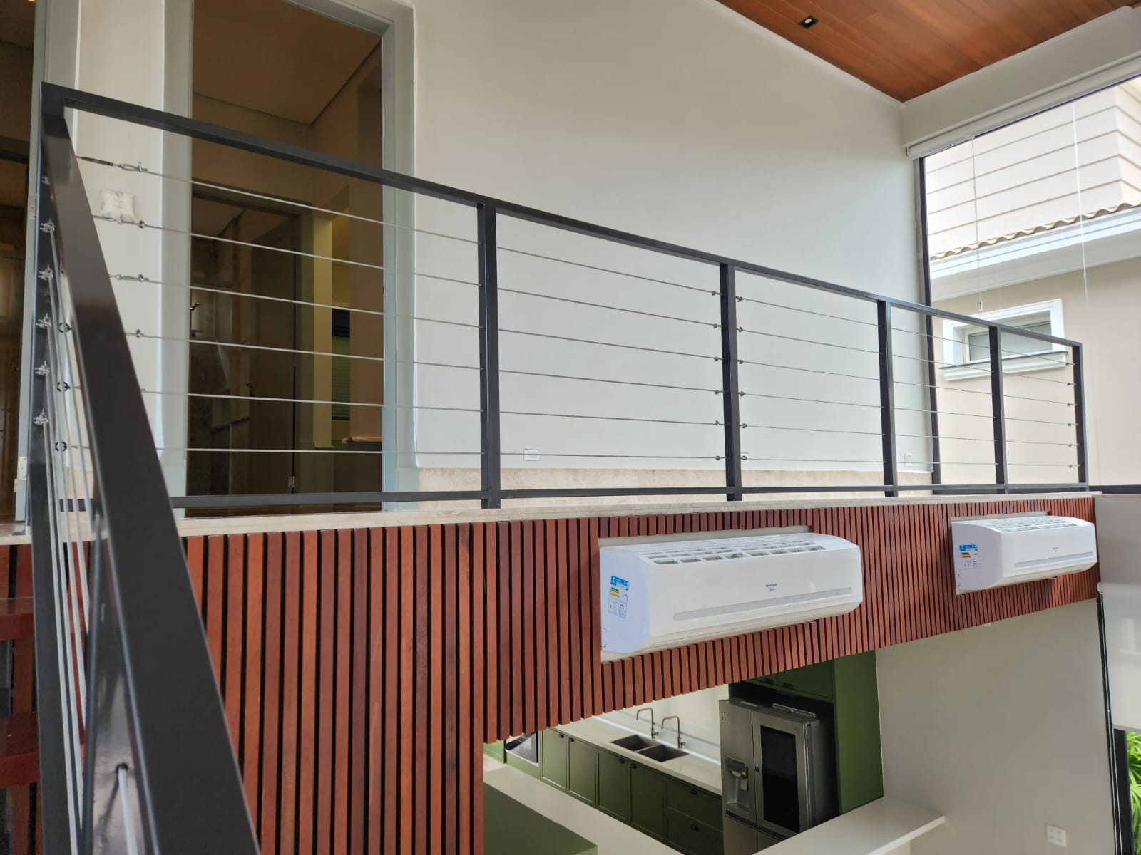 Corrimão com cabos de aço em São João da Boa Vista